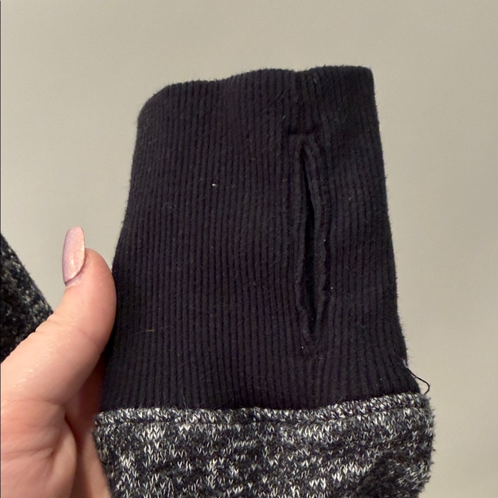 Mossimo Supply Co. Black and Gray Hoodie - Picture 3 of 5